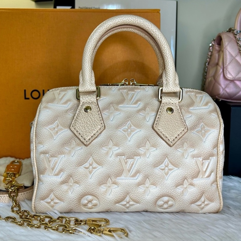 Louis Vuitton Empreinte monogram Stardust Speedy Bandouliere 20 top handle xbody - Picture 13 of 15